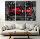 Ferrari Pit Stop Canvas Wall Art – Precision and Speed