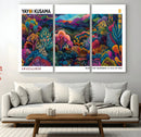 Framed Yayoi Kusama 1986 Wall Art Print – Japanese Wall Art