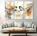 Beautiful Birds Wall Art – Framed Watercolor Branch Canvas by MyGreatCanvas | Canvas Wall Art Prints | Photo Prints & Wall Decor