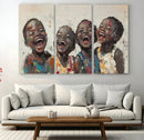 Shai Yossef Print - Joyful Childhood Canvas Wall Art -