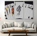 Poker Wall Art - Playing Cards Canvas Wall Art Print - Ace by MyGreatCanvas | Canvas Wall Art Prints | Photo Prints & Wall Decor