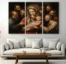 Religious Canvas Wall Art Print - Madonna and Child with by MyGreatCanvas | Canvas Wall Art Prints | Photo Prints & Wall Decor