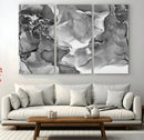 Black White Abstract Canvas Wall Art - Fluid Ink Artwork - by MyGreatCanvas | Canvas Wall Art Prints | Photo Prints & Wall Decor