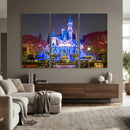 Disney Castle Wall Art Canvas Print – Magical Fairytale