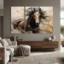 Abstract Horse Wall Art Canvas Print – Large Western by MyGreatCanvas | Canvas Wall Art Prints | Photo Prints & Wall Decor