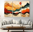Abstract Mountain Wall Art – Framed Colorful Landscape by MyGreatCanvas | Canvas Wall Art Prints | Photo Prints & Wall Decor