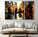 Jazz Wall Art Canvas Print – Colorful Musical Instrument