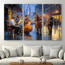 Colorful Jazz Wall Art - African American Music Canvas Print