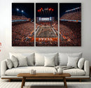 Texas Stadium Night Game Wall Art Canvas Print – Vibrant