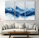 Blue Mountains Wall Art – Framed Snowy Range Canvas Artwork, by MyGreatCanvas | Canvas Wall Art Prints | Photo Prints & Wall Decor