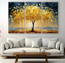 Golden Tree Wall Art – Framed Autumn Leaves Canvas Artwork, by MyGreatCanvas | Canvas Wall Art Prints | Photo Prints & Wall Decor