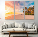 Tropical Beach Wall Art Canvas Print – Framed Palm Trees by MyGreatCanvas | Canvas Wall Art Prints | Photo Prints & Wall Decor