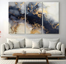 Black Marble Wall Art Canvas Print – Framed Abstract Gold by MyGreatCanvas | Canvas Wall Art Prints | Photo Prints & Wall Decor