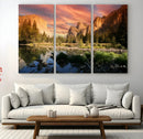 Yosemite Valley Wall Art, El Capitan Sunset Canvas Print, by MyGreatCanvas | Canvas Wall Art Prints | Photo Prints & Wall Decor