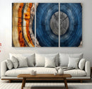 Abstract Tree Rings Wall Art Canvas Print – Modern Wood by MyGreatCanvas | Canvas Wall Art Prints | Photo Prints & Wall Decor