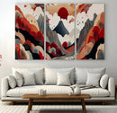 Abstract Mountain Wall Art Canvas Print – Vibrant Stylized by MyGreatCanvas | Canvas Wall Art Prints | Photo Prints & Wall Decor