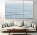 Ocean Waves Wall Art Canvas Print – Framed Solo Surfer Wave