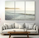 Coastal Cliffs Wall Art Canvas Print – Misty Ocean Seascape