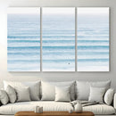 Ocean Wave Surfer Wall Art – Framed Minimal Seascape Canvas by MyGreatCanvas | Canvas Wall Art Prints | Photo Prints & Wall Decor
