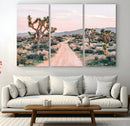 Joshua Tree Wall Art Canvas Print – Framed Desert Road Scene by MyGreatCanvas | Canvas Wall Art Prints | Photo Prints & Wall Decor