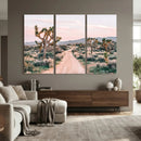 Joshua Tree Park Wall Art Canvas Print – Framed Desert Road by MyGreatCanvas | Canvas Wall Art Prints | Photo Prints & Wall Decor