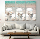 Calm Beach Wall Art – Framed Turquoise Water Canvas Artwork, by MyGreatCanvas | Canvas Wall Art Prints | Photo Prints & Wall Decor