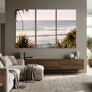 Ocean Surfer Wall Art Canvas Print – Framed Coastal Surf Art by MyGreatCanvas | Canvas Wall Art Prints | Photo Prints & Wall Decor