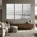 Surfer Silhouette Wall Art Canvas Print – Framed Calm Ocean by MyGreatCanvas | Canvas Wall Art Prints | Photo Prints & Wall Decor