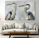 Bird Canvas Decor Wall Art Canvas Print – Framed Coastal