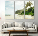 Relaxing Beach Wall Art Canvas Print – Framed Ocean View