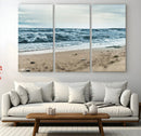 Ocean Wall Art Canvas Print – Moody Coastal Seascape Scene