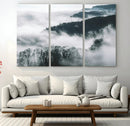 Foggy Forest Landscape Wall Art Canvas Print – Misty by MyGreatCanvas | Canvas Wall Art Prints | Photo Prints & Wall Decor