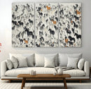 Wild Horse Stampede Wall Art Canvas Print – Monochrome by MyGreatCanvas | Canvas Wall Art Prints | Photo Prints & Wall Decor