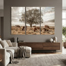 Texas Longhorn Cattle Wall Art, Rustic Western Ranch Canvas by MyGreatCanvas | Canvas Wall Art Prints | Photo Prints & Wall Decor