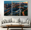 Chicago Bears Soldiers Field Wall Art Canvas Print – Framed