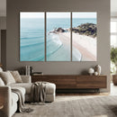 Aerial Beach Wall Art Canvas Print, Coastal Ocean Waves and by MyGreatCanvas | Canvas Wall Art Prints | Photo Prints & Wall Decor
