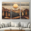 Wood Mountain Wall Art Canvas Print – Layered Forest and by MyGreatCanvas | Canvas Wall Art Prints | Photo Prints & Wall Decor