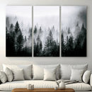 Foggy Pine Forest Canvas Wall Art by MyGreatCanvas | Canvas Wall Art Prints | Photo Prints & Wall Decor