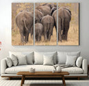Wild Elephant Wall Art Canvas Print by MyGreatCanvas | Canvas Wall Art Prints | Photo Prints & Wall Decor