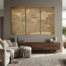 World Map Canvas Print – Framed Travel Map Wall Art for by MyGreatCanvas | Canvas Wall Art Prints | Photo Prints & Wall Decor