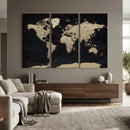 World Map Wall Art Print – Detailed Map of the World Wall by MyGreatCanvas | Canvas Wall Art Prints | Photo Prints & Wall Decor