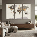 World Map Wall Art Print by MyGreatCanvas | Canvas Wall Art Prints | Photo Prints & Wall Decor
