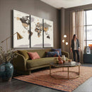 World Map Wall Art Print