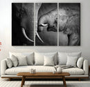 Elephant Family Wall Art Canvas, Framed Elephant Family by MyGreatCanvas | Canvas Wall Art Prints | Photo Prints & Wall Decor