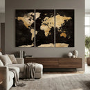 Extra Large World Map Canvas Print – Detailed Map Classic by MyGreatCanvas | Canvas Wall Art Prints | Photo Prints & Wall Decor