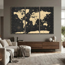 World Map Canvas Print – Detailed Map of the World Wall Art by MyGreatCanvas | Canvas Wall Art Prints | Photo Prints & Wall Decor