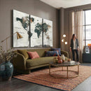 World Map Canvas Print – Framed Travel Map Wall Art for