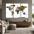 World Map Wall Art Canvas Print, Modern Decorative Framed by MyGreatCanvas | Canvas Wall Art Prints | Photo Prints & Wall Decor