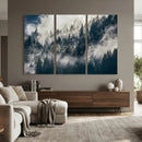 Foggy Mountain Forest Canvas Print, Misty Pine Trees Nature by MyGreatCanvas | Canvas Wall Art Prints | Photo Prints & Wall Decor
