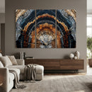 Abstract Wood Grain Canvas Print, Tree Ring Pattern Wall by MyGreatCanvas | Canvas Wall Art Prints | Photo Prints & Wall Decor